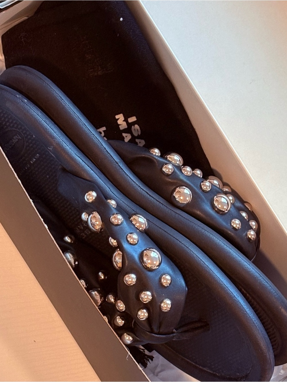 Isabel Marant Black with Silver Logo Collaboration Havaianas - Picture 5 of 5